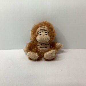 Baby Monkey Plush Stuffed Animal 5.5” Primate Tiny Micro Fuzzy Jungle Zoo Friend